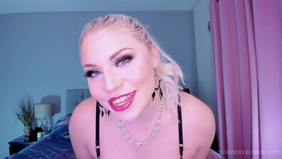 Goddess Blonde Kitty - Edge To This - ManyVids - blonde - milf - femdom - solo - dirty talk - big tits - fetish - virtualsex - jerk off instruction