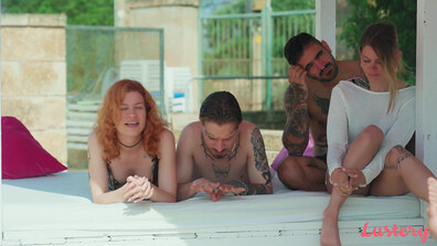 Catherine, Nina, Mia - House of Love, Lustery S2E5 - Lustery - Lustery - orgy - bbc - blowjob - blonde - outdoor - amateur - teen - big dick
