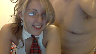 ErikaSwingz - Bent Over Schoolgirl - ManyVids - cosplay - blonde - milf - big tits - natural tits - pov - blowjob