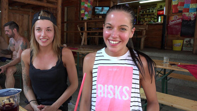 Silvia Dellai and Eveline Dellai - Kinky Twins - CzechCouples - CzechCouples - czech - pov - blowjob - teen - outdoor - stepsister