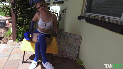 Aria Banks - Anything For My Team - POVLife - POVLife - hardcore - blonde - tits - blowjob - pussy