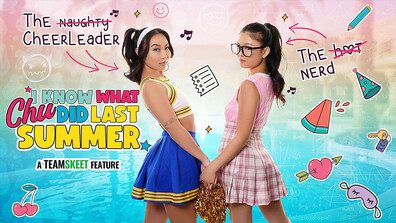 Lulu Chu, Kimmy Kimm, Phoebe Kalib - I Know What Chu Did Last Summer - TeamSkeet - TeamSkeet - hairy pussy - big dick - small tits - asian - blowjob - brunette - foursome - pussy - masturbation