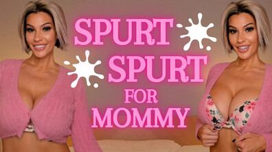 AdrienneLuxe - Spurt Spurt for stepMommy - ManyVids - pov - blonde - solo - fetish - big tits - dirty talk - jerk off instruction - gooning