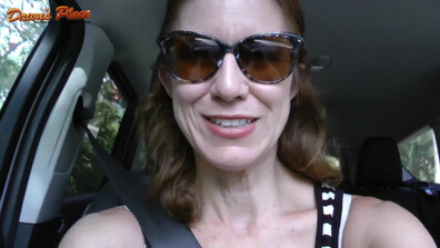 Dawns Place - Car Fun - ManyVids - milf - redhead - big dick - big tits - pov - dirty talk