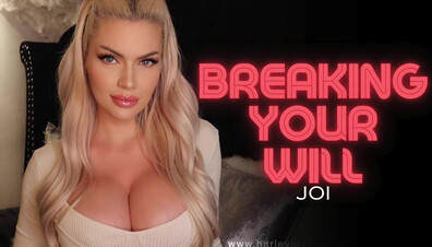 Goddess Harley LaVey - Breaking Your Will Joi - ManyVids - jerk off instruction - blonde - big tits - solo - virtualsex - gooning - fake tits - fetish - dirty talk