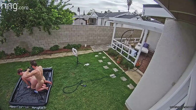 Dana DeArmond - Backyard Camera Footage Of Fucking - ManyVids - milf - pov - big tits - dirty talk - natural tits