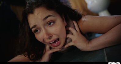 Leana Lovings - Toilet Encounters # 12 - Hentaied - Hentaied - big tits - natural tits - fetish - teen - brunette - hentai - creampie - pussy