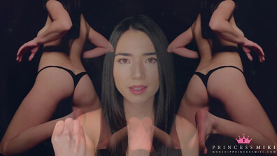 Princess Miki - First Hands Free Orgasm - ManyVids - milf - femdom - asian - brunette - natural tits - dirty talk - pov - solo - fetish