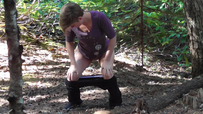 HouseWifeGinger - Camping Pee Compilation - ManyVids - piss - compilation - milf - pov - dirty talk - small tits - blonde