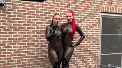 Miss Fetilicious - Transparet Smoky Catsuits - ManyVids - fetish - hardcore - milf - big tits - latex - pov - femdom - high heels - virtualsex