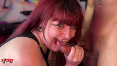 rocketpowers - Goth Pawgs Gets BBC for Their Bday - ManyVids - bbc - big dick - blowjob - hardcore - fetish - pov