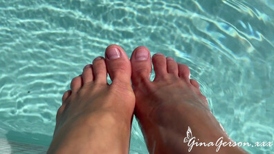 Gina Gerson - Feet Fetish - ManyVids - fetish - blonde - pov - small tits