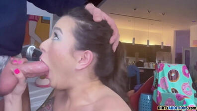 Jasmine Wilde - Jasmine Juices The Jizz Out - DirtyAuditions - DirtyAuditions - pov - big dick - deepthroat - blowjob - big tits - dildo - tits