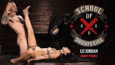 Liz Jordan - School Of Submission Day 2 - Kink - Kink - teacher - teen - brunette - small tits - natural tits - hairy pussy - big dick - anal - bdsm