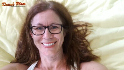 Dawns Place - Inbed Pussytease - ManyVids - milf - redhead - big dick - big tits - pov - dirty talk