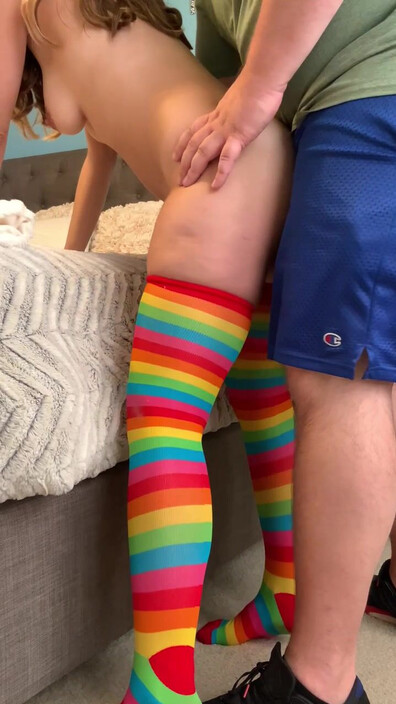 ErikaSwingz - Stockings Doggystyle Creampie - ManyVids - stocking - creampie - blonde - milf - big tits - natural tits - pov - blowjob