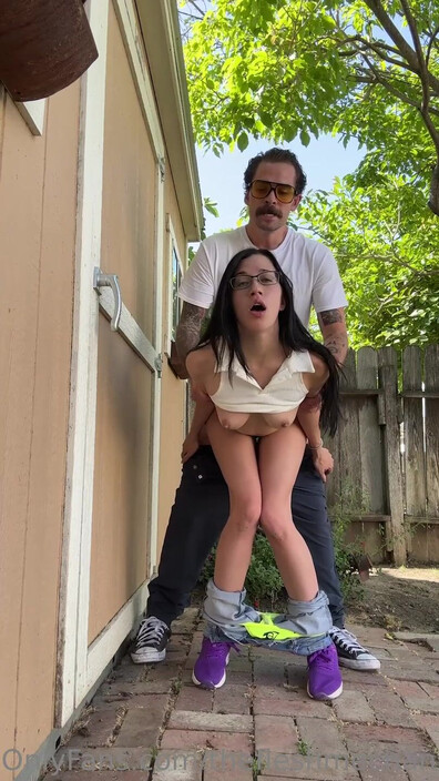 Alex Coal - Backyard Sex With The Flesh Mechanic - Onlyfans - OnlyFans - pov - big dick - blowjob - deepthroat - tattoo