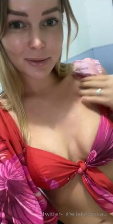 Elle Knox - Dildos Play - Onlyfans - OnlyFans - blonde - pov - big tits - fake tits - teen