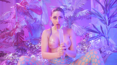 Jewelz Blu - Spit Play Slut in Neon Paradise - BluDreamsXXX - BluDreamsXXX - teen - fake tits - big tits - dirty talk - pov