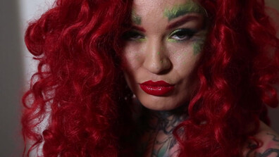 SabienDeMonia - Poison Ivy Fantasy - ManyVids - redhead - pov - big dick - big tits - big ass - fake tits - tattoo