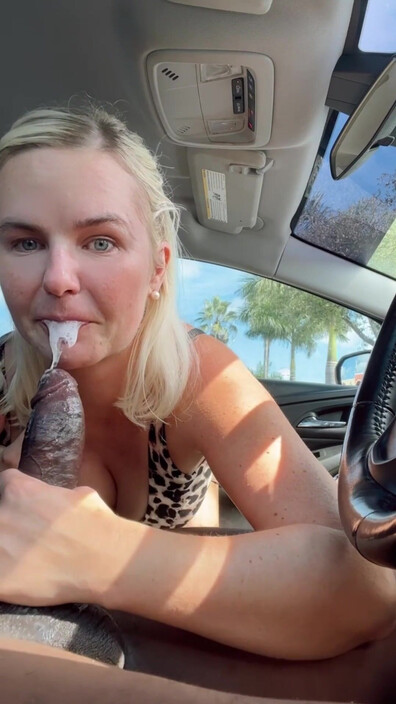 TyroneLovePOV - Pubblic traffic jam BLOWJOB 2 cumshots - ManyVids - blowjob - bbc - pov - big dick - interracial - deepthroat