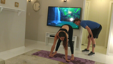 VieraMayXXX - Ignored Stepbrother Cums On Yoga Pants - ManyVids - stepbrother - pov - dirty talk - natural tits - virtualsex - solo