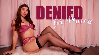 Eva de Vil - Denied For Princess - ManyVids - fetish - dirty talk - brunette - femdom - small tits - natural tits - hardcore - pov - solo
