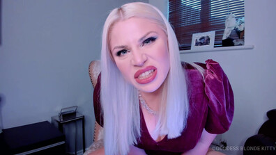 Goddess Blonde Kitty - Porn Addicted Virgin - ManyVids - blonde - milf - femdom - solo - dirty talk - big tits - fetish - virtualsex - jerk off instruction