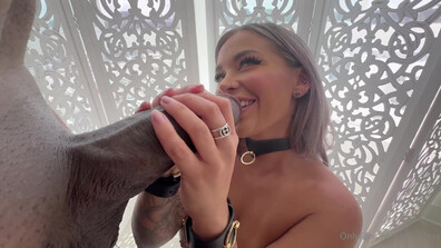 Hayley Davies x Dredd - Onlyfans - OnlyFans - bbc - interracial - blowjob - deepthroat - hardcore - big dick