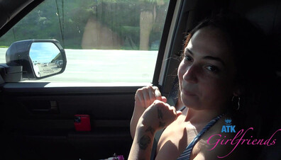 Mira Luv - Ventura 1 - ATKGirlfriends - ATKGirlfriends - big tits - outdoor - hairless pussy - tits - blowjob - brunette - handjob - latina - piercing