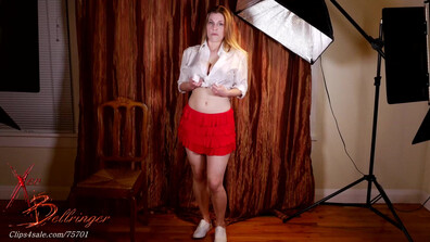Xev Bellringer - Yearbook Photo Shoot - ManyVids - big tits - natural tits - dirty talk - pov