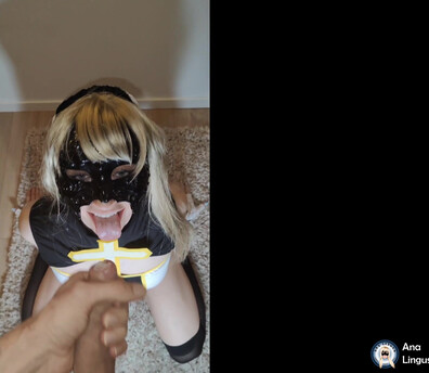ana lingus - BTS with a nun at a shoot - ManyVids - blonde - teen - pov - big dick - small tits - hardcore