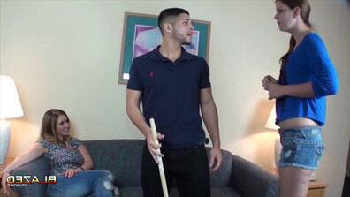 A simultaneous fellatio performance by Hazel and Nicole - blowjob - pov - cum in mouth - threesome - big cock - friends - deeper - big coc - suck - double blowjob