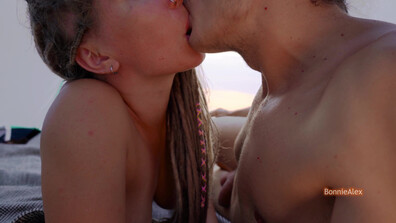 Bonniealex Sunset Beach Sex By The Sea Handheld Pov - amateur - hardcore - public