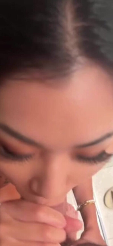 Curvy Asian Sucking American Dick - asian - amateur - bigass - bigdick - interracial - pov - blowjob - deepthroat