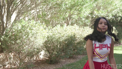 Luna Mills Asian Cheerleader - hot