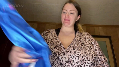 Caught Cumming on Step Mommy's Bathrobe - big ass - babe