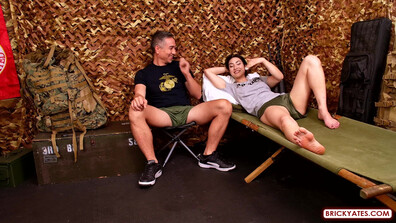 Isabel Love Fucking in the barracks after PT - milf - big ass - blowjob