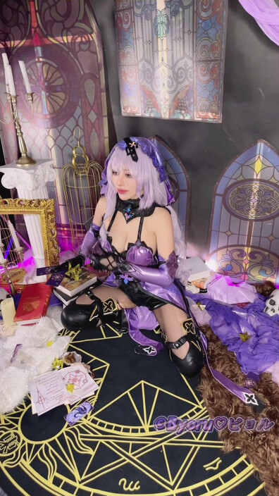 Honkai Star Rail Black Swan Cosplay Byoru - babe