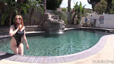 Nataliagrey Sunbathing - solo - masturbation - amateur