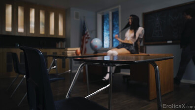 Nina Pink Bad School Girl 1440p - brunette