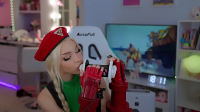 Cosplay ASMR Street Fighter Sammy White Alice Delish - asmr