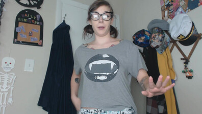 DamnedestCreature Bitchy Sis Teaches You To Stroke - solo - softcore - amateur