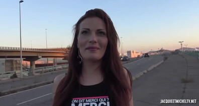 JacquieEtMichelTV – Cyann P, Extreme Plan For Cyann P - blowjob - stockings - pussy - doggystyle - red - head - threesome - cumshots - double - penetration