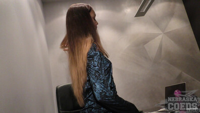 Hot 18yo Karina Masturbating With Weird Dildo In My Office - Teen - Masturbation - Amateur - milf - hardcore - blowjob - big tits - big ass - anal