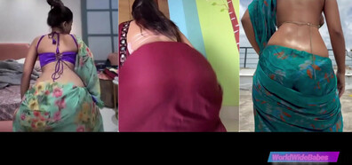 Hot Desi Babe Twerk in Saree - desi - saree - twerking - twerk - big ass - dance - dancing