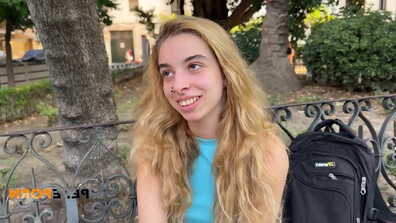 Irina's never experienced a pornographic penis! This eighteen year old lass has a gre - blonde - blowjob - teen (18+) - spanish - deep throat - piercing - doggy style - cum in mouth - couple - missionary