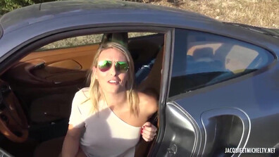 JacquieEtMichelTV – Emma, 29 Years Old, Festival De Doubles - blowjob - hardcore - pussy - doggystyle - cumshots - blonde - anal - french - threesome - outdoor