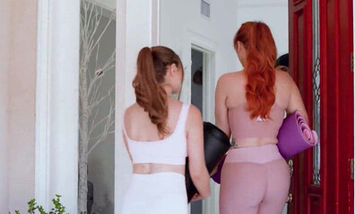 Lauren Phillips & Penelope Kay Naughty Namaste - big tits - big dick - amateur - pov - doggy style - german - curvy - sexy - big ass - cowgirl