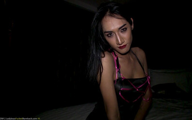 Om Black Purple Dress Black Socks CWF Creampie - ladyboy